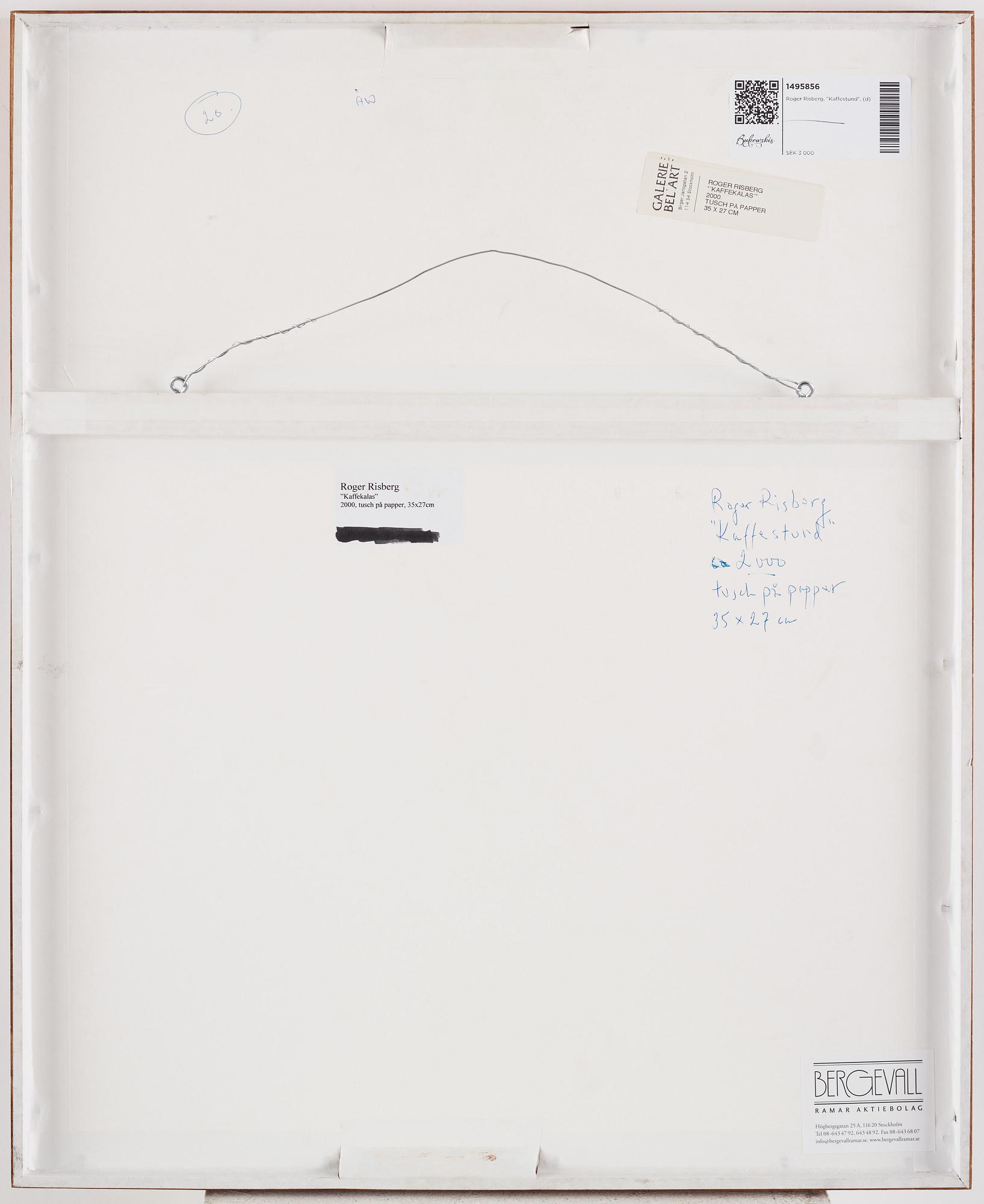 Roger Risberg, "Kaffekalas".