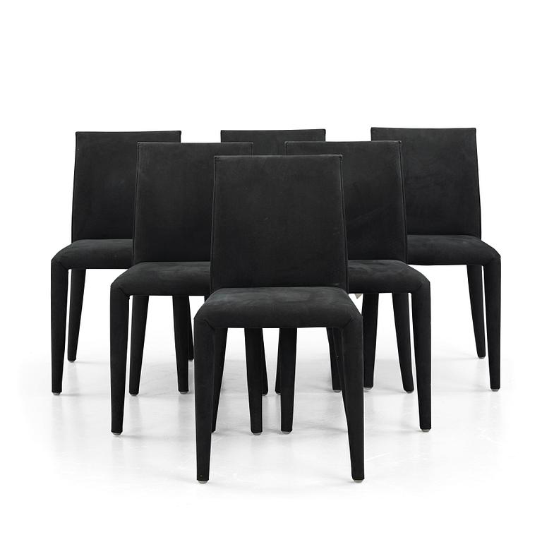 Mario Bellini, "Vol au vent", 6 chairs, Maxalto, B&B Italia, post 2001.