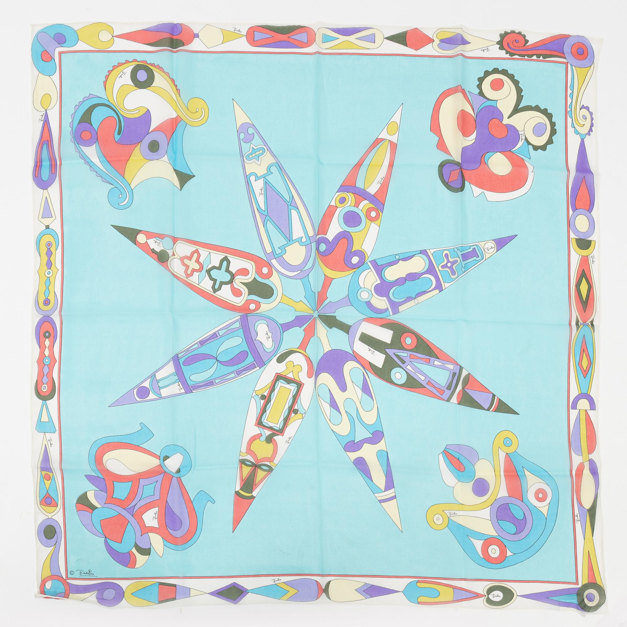 Pucci, scarf.