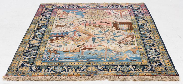 Carpet, oriental, 185 x 135 cm.