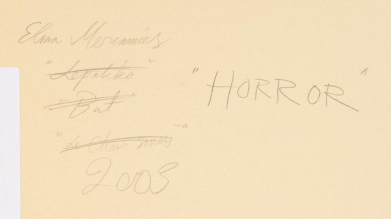 Elina Merenmies, "Horror".