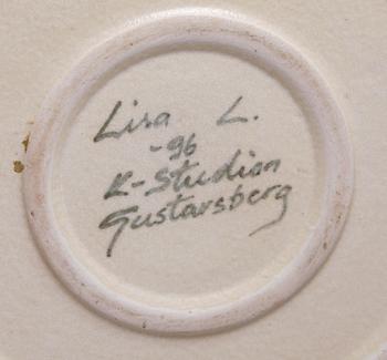 VAS, stengods, Lisa Larson, K-studion, Gustavsberg, dat -96.