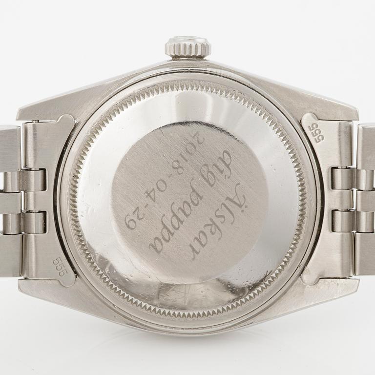 Rolex, Datejust, wristwatch, 36 mm.