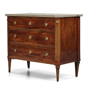 17. A late Gustavian commode.