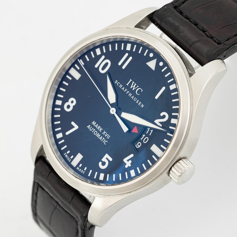 IWC, Schaffhausen, Pilot's Watch Mark XVII, wristwatch, 41 mm.