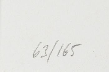 Makode Linde, färglitografi, signerad och numrerad 63/165.