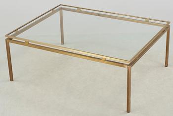 BORD, mässing och glas, 1900-talets andra hälft.