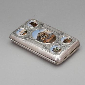 PORTMONNÄ, silver, Ryssland, 1862. Vikt ca 196g.