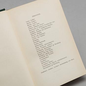 AUGUST STRINDBERGS SAMLADE VERK, 55 vol, Albert Bonniers förlag, Stockholm 1912-1919.