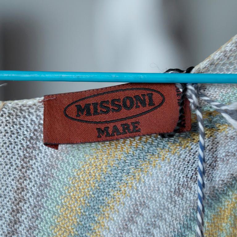 PONCHO, Missoni Mare, italiensk storlek S.