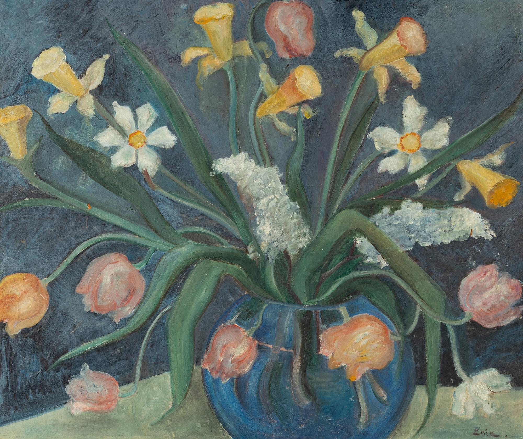 Zoia Krukovskya Lagerkrans, Blomsterstilleben.