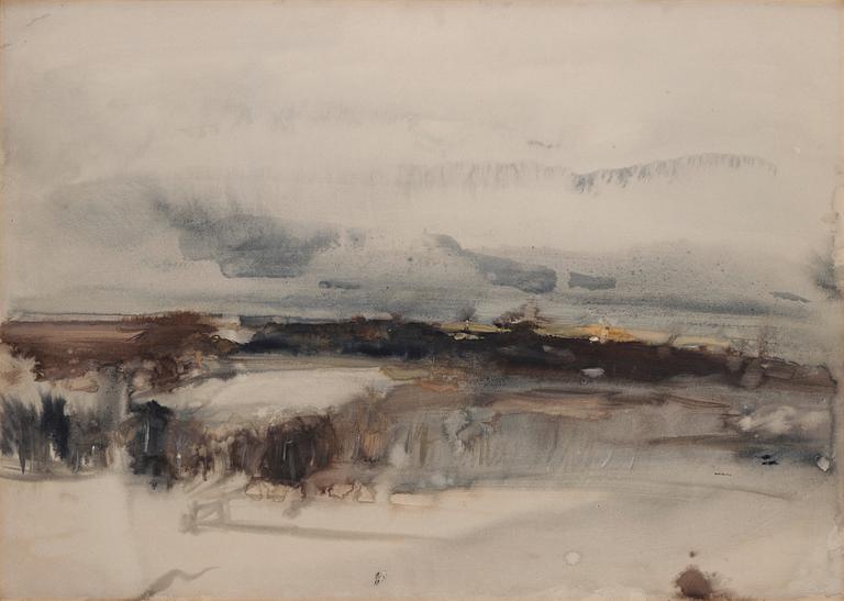 James Morrison, "Rain approaching over hills".
