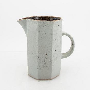 Signe Persson-Melin, a glazed ceramic pitcher, signed by hand numbered 178 och dated 1982, Rörstrand.