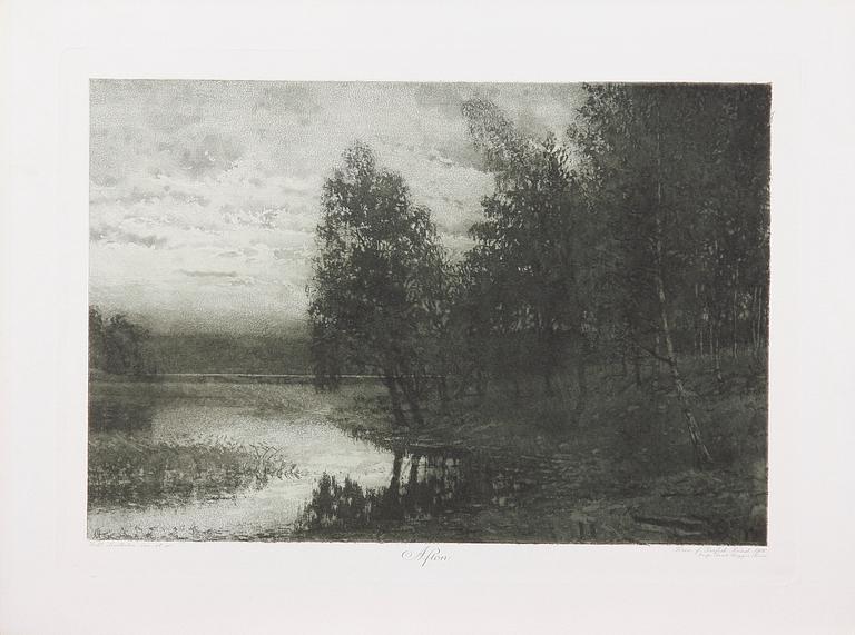 PARTI LITOGRAFISKA TRYCK, ca 30 st, 1800-1900-tal.