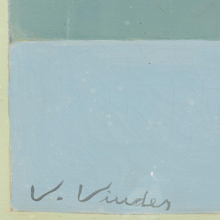 VICENTE VIUDES, oil on canvas, signed.