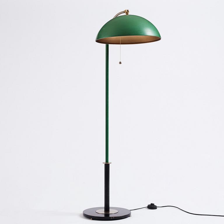 Harald Notini, a 'model 15084' floor lamp, Böhlmarks, Stockholm 1930s.