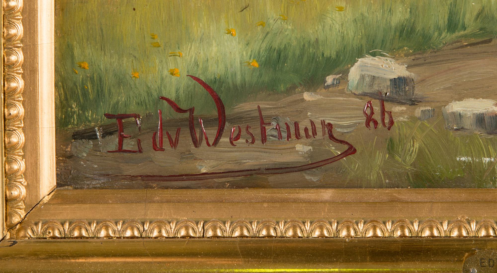 Edvard Westman, Nämdö.