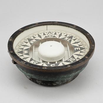 SKEPPSKOMPASS, John E Hand&sons, Philadelphia, 1800-tal.