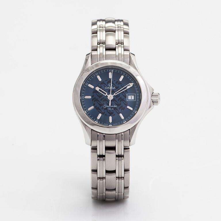 Omega, Seamaster, 120m, Jacques Mayol 2000, wristwatch, 26 mm.