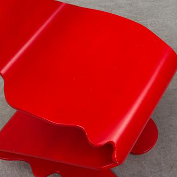 A 'Pantonic 5020' chair by Verner Panton, designed in 1992.