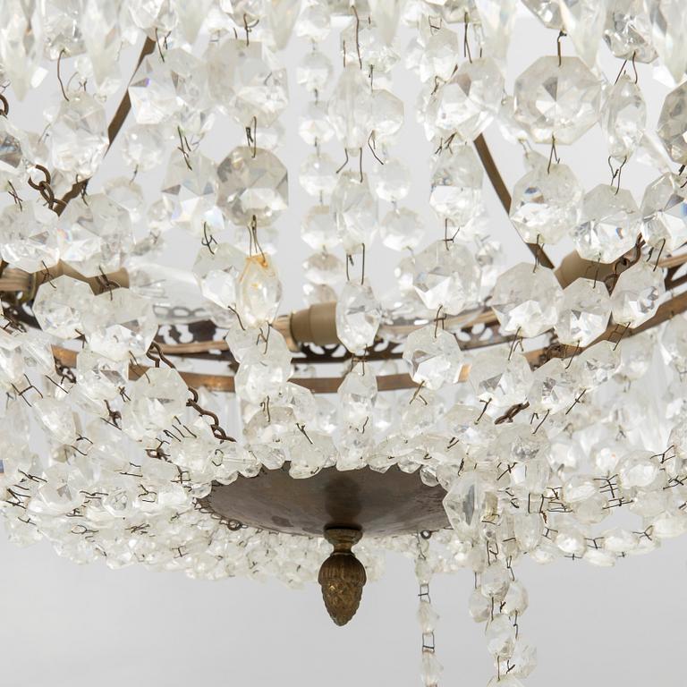 Chandelier, Gustavian style, 20th century.