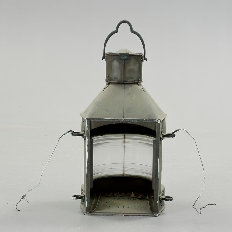 LANTERNA, koppar, "Masthead", 1900-talets första hälft.