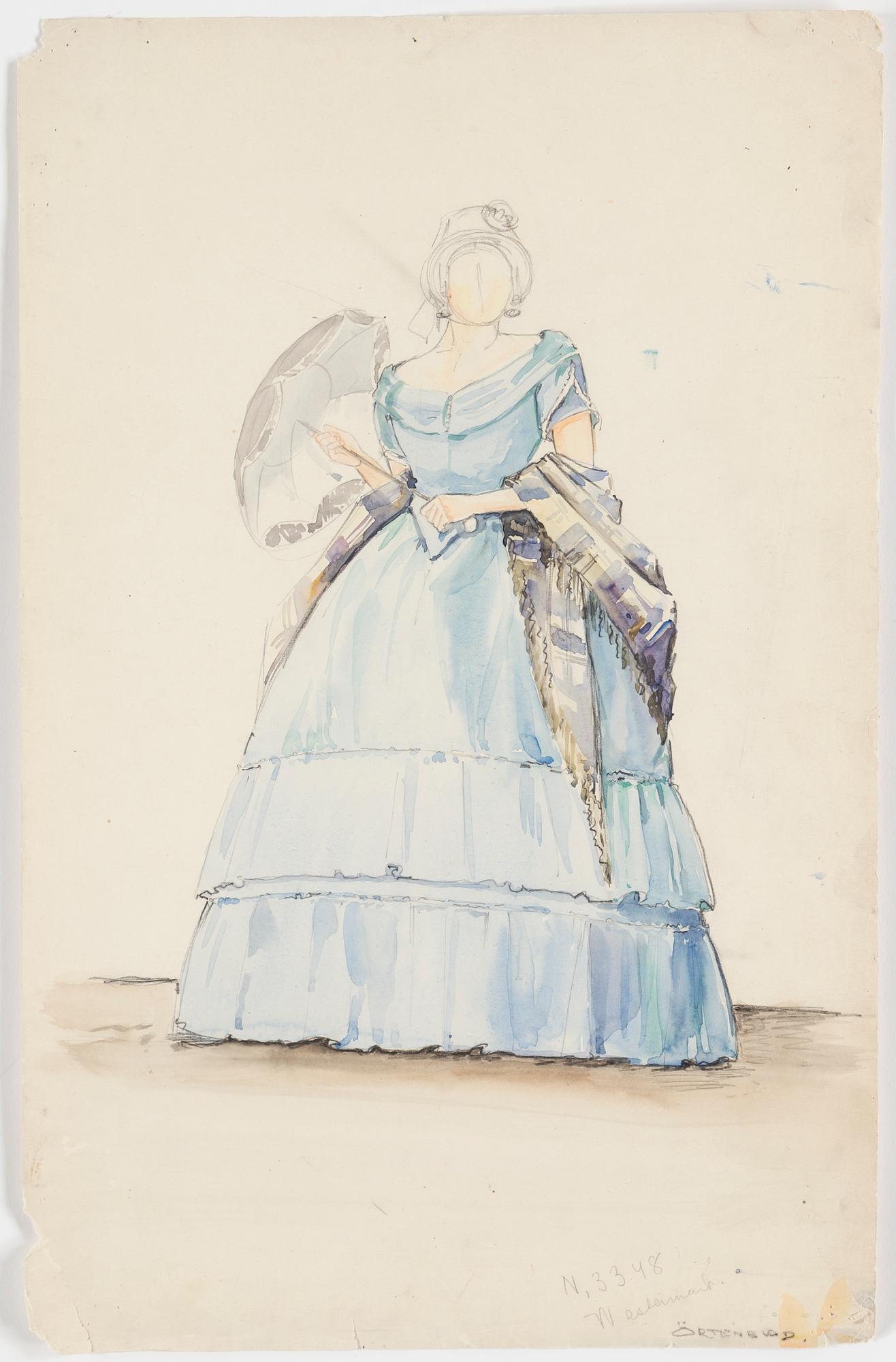 ELSA ÖRTENBLAD, 13 water colours, signed, 1920´s.