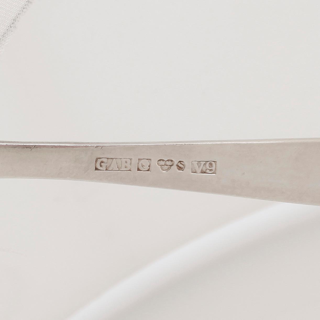 BESTICKSERVIS, 115 delar, silver, "Rosenholm", GAB, Stockholm, 1951. Vikt ca 3285g.