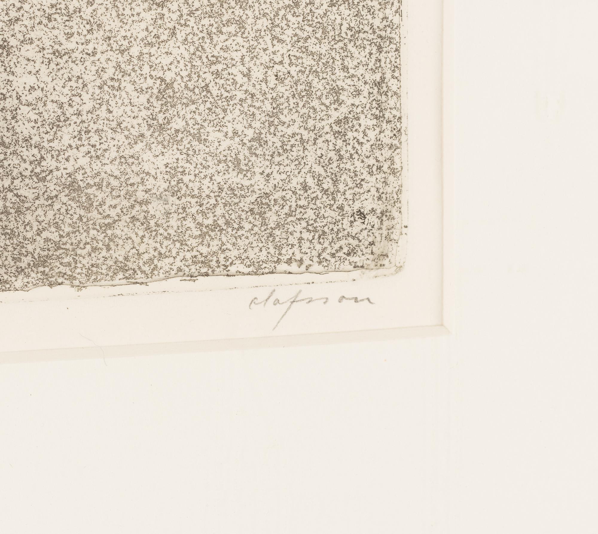 Pierre Olofsson, etching with gouache, signed X/XX.