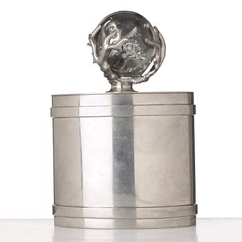 Estrid Ericson, probably, a pewter box for Svenskt Tenn, Stockholm 1976.