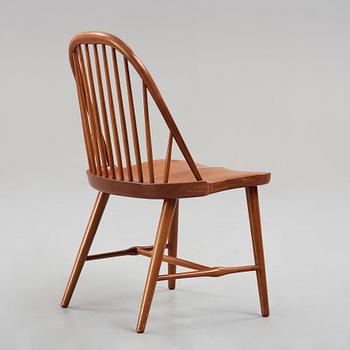 HANS J WEGNER, a chair by cabinetmaker Th. Pedersen for the Nyborg Public Library, Denmark, 1938.