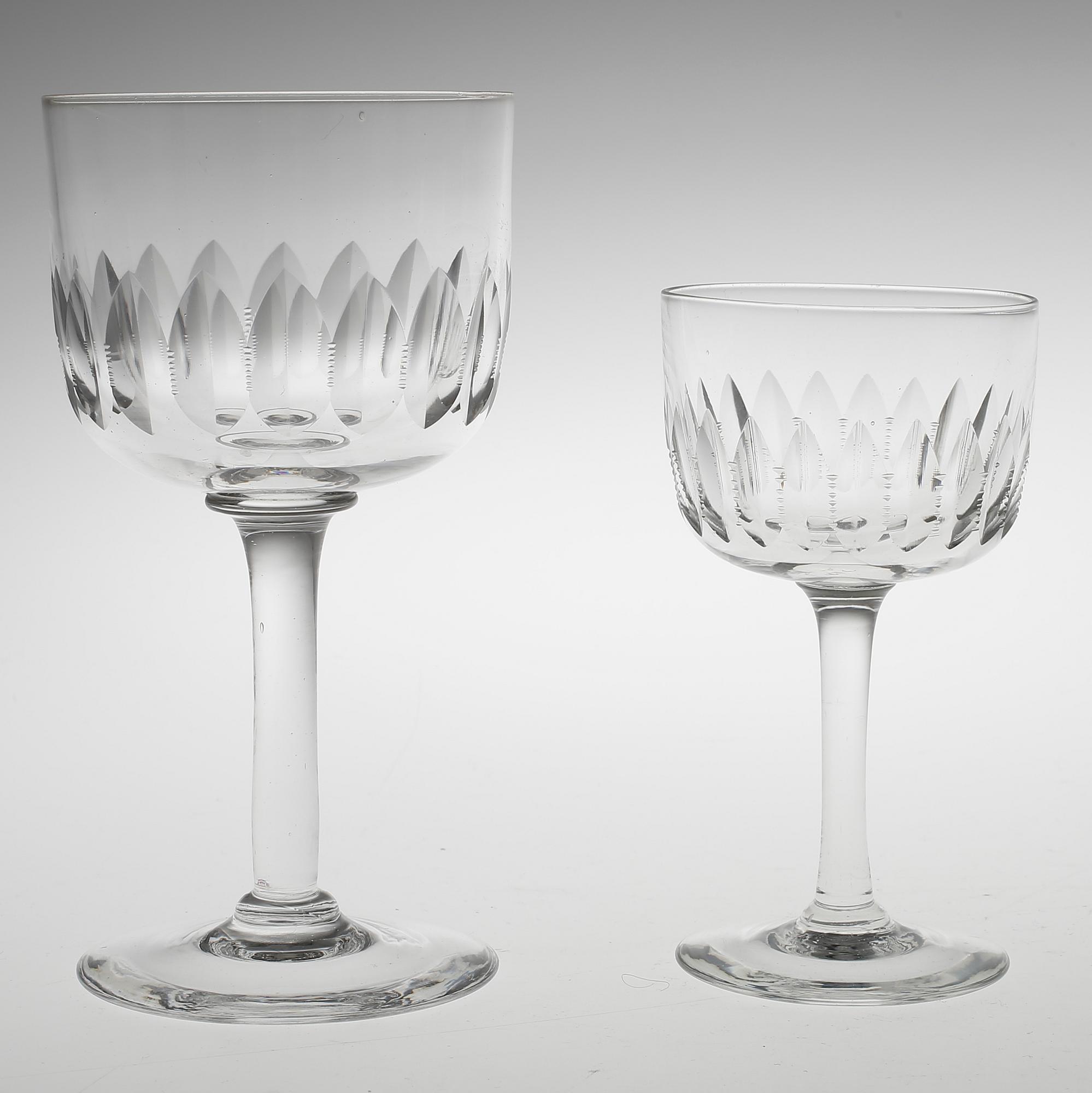 GLASSERVIS, 63 delar, glas, Ulle.
