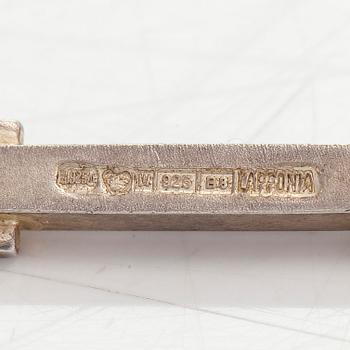 Björn Weckström, halsband, silver. Lapponia 1979.