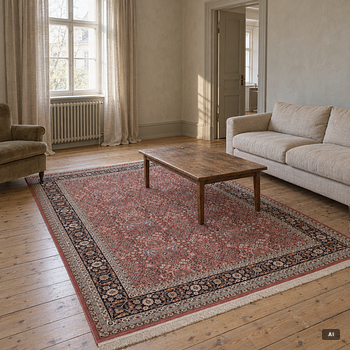 Turkish carpet, approximately 265 x 200 cm.