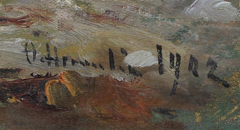 OLOF HERMELIN, olja på duk, sign o dat 1902.