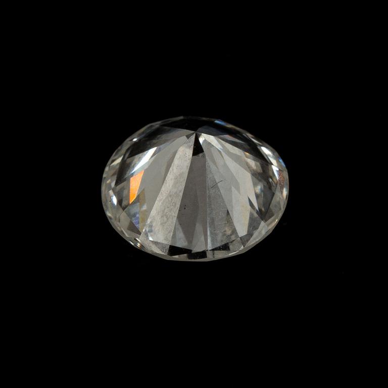 A round brilliant-cut diamond 1.65 ct.