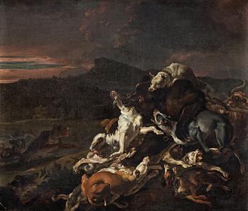 Abraham Danielsz. Hondius, Bear hunt.