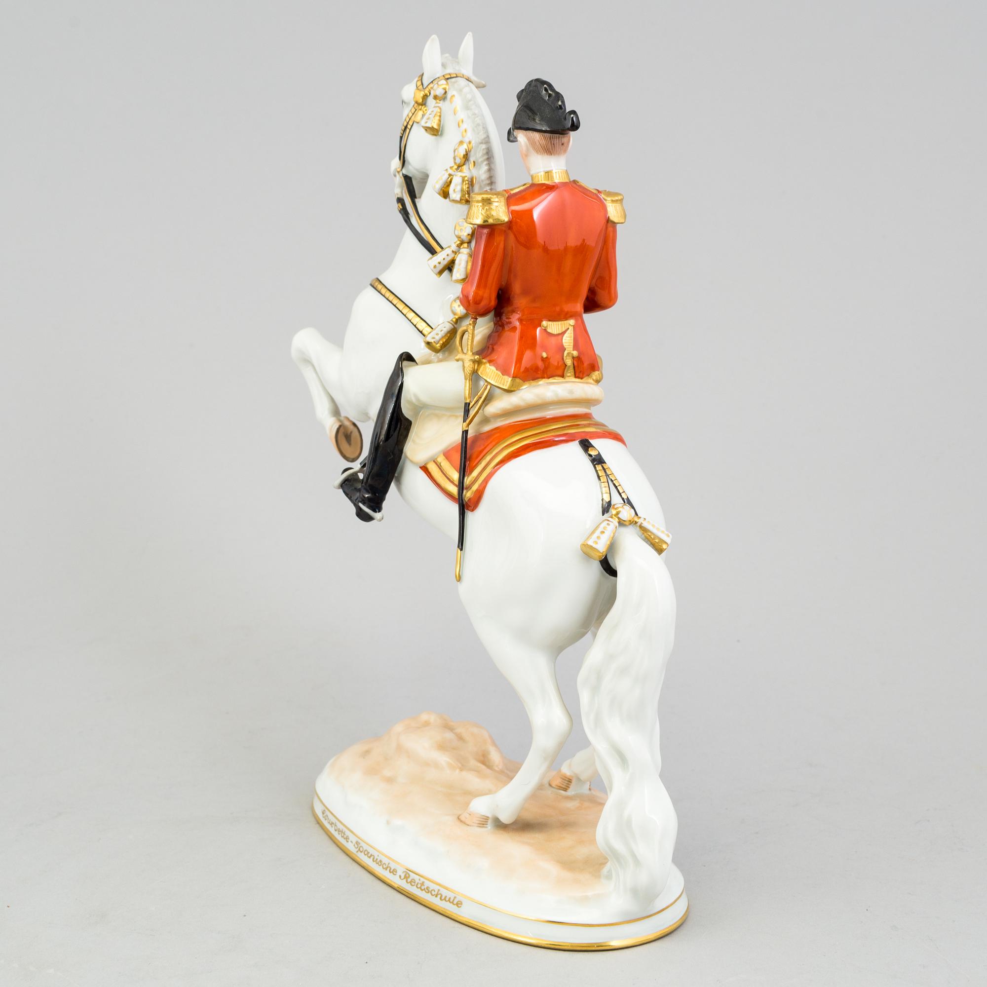 A porcelain figurine, Augarten, Vienna, Austria, 20th century.