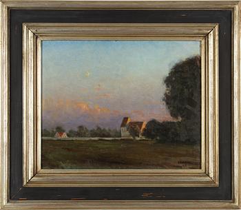 Louis Sparre, oil on canvas/panel, signed and dated 1948.