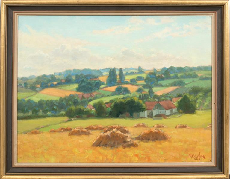 Fritz Kärfve, oil on canvas signed and dated 53.