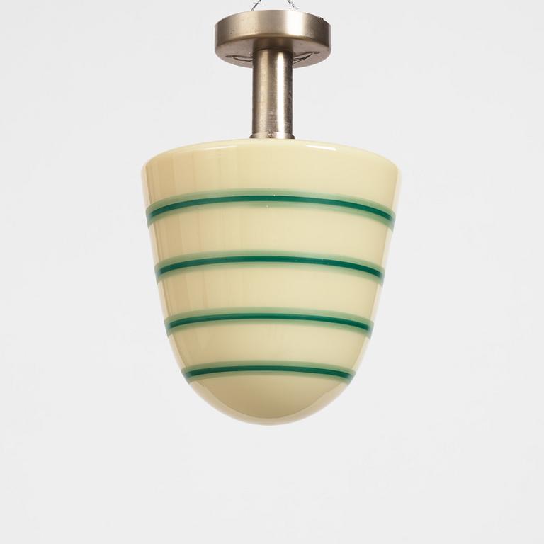 Harald Notini, a ceiling lamp, model "10836", Arvid Böhlmarks Lampfabrik, 1930s-40s.