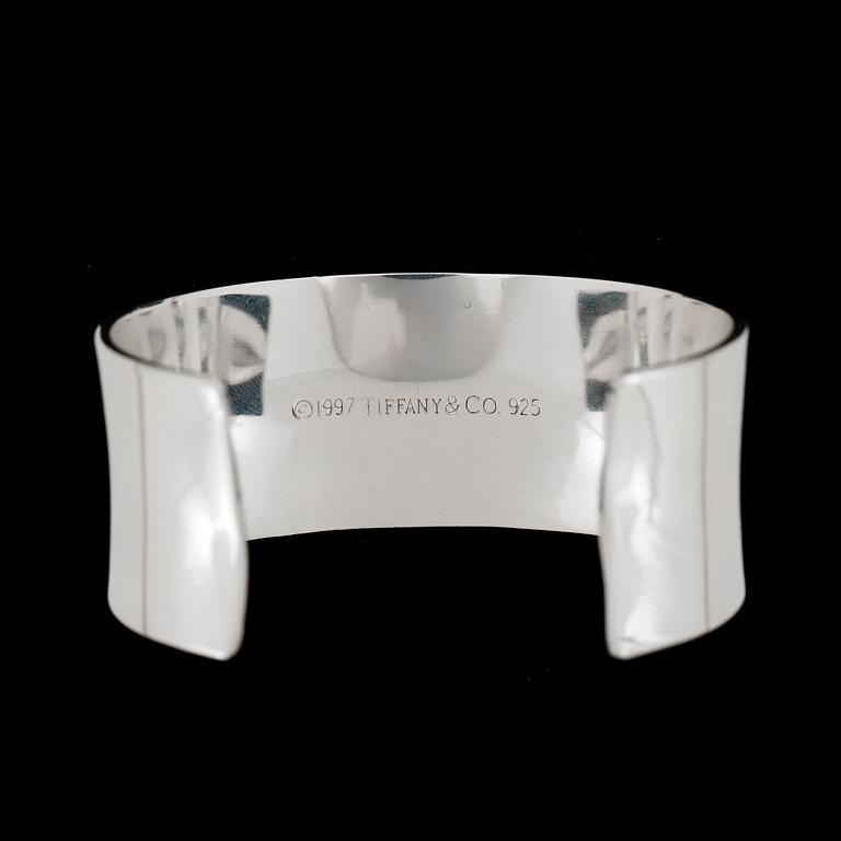 ARMBAND, sterlingsilver, "Tiffany 1837 Cuff", Tiffany, USA. Vikt ca 75 gram.