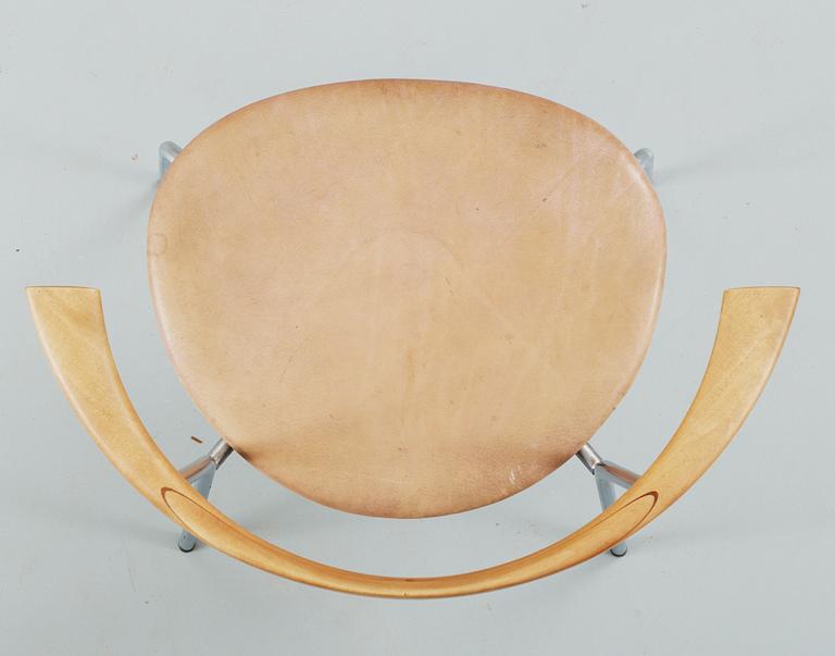 HANS J WEGNER, stolar, 6 st, Johannes Hansen, Danmark 1950-tal, modell 701.