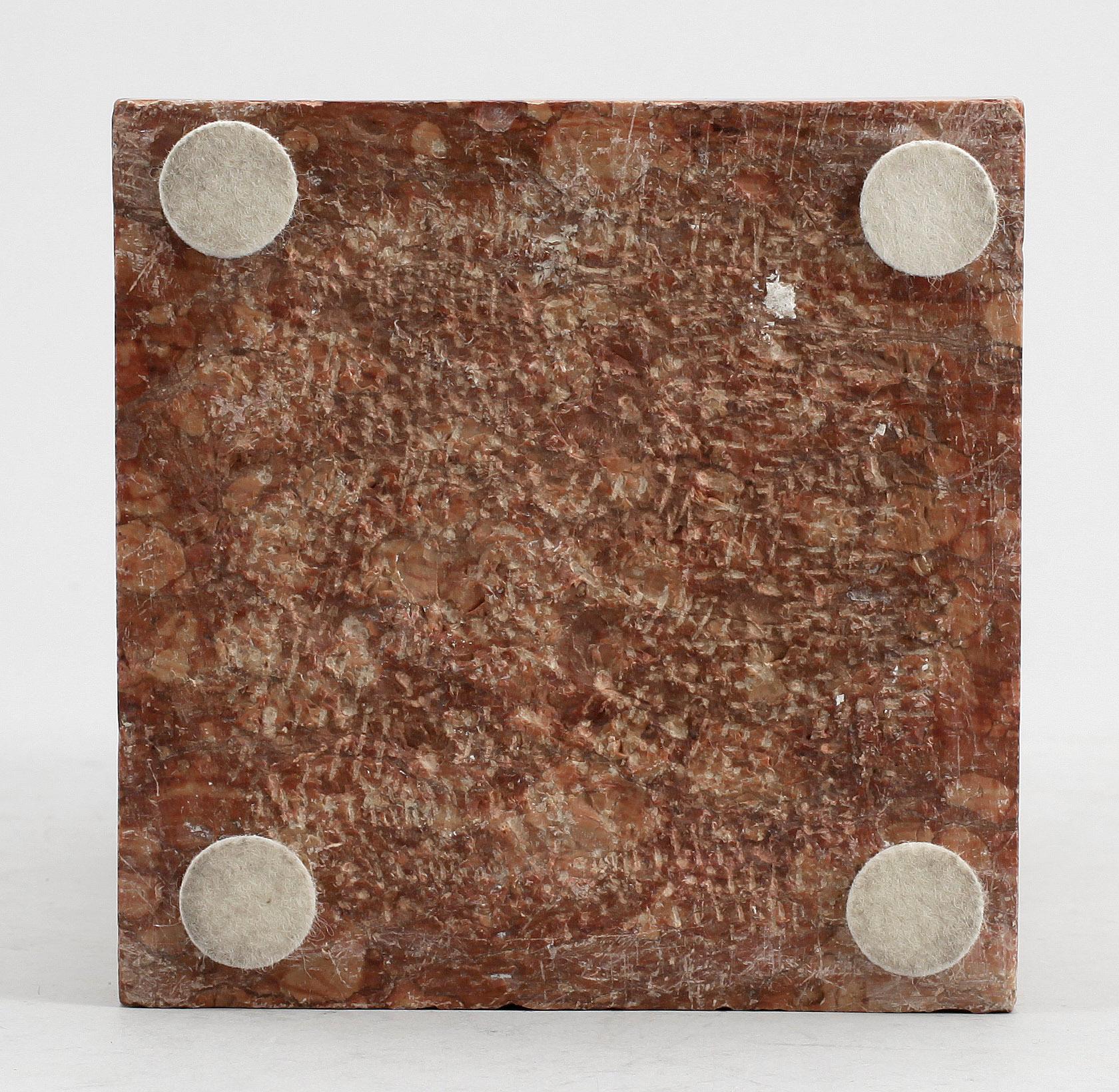 SOCKEL, marmor, 1900-tal.