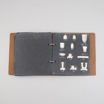 Wilhelm Kåge, two catalogues with models from Gustavsberg 1939.