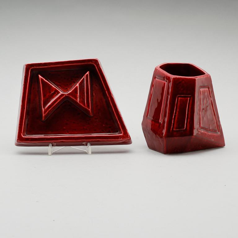 FAT OCH VAS, chamotte, Vilhelm Bjerke-Petersen, Rörstrand.