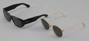 GLASÖGON, Ray Ban, 2 st, 1900-talets sista kvartal.