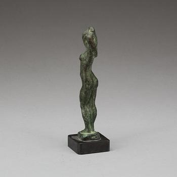 HELGE HÖGBOM, patinerad brons, signerad.