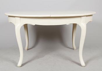 MATSALSMÖBEL, 11 delar, rokokostil, 1900-talets första  hälft.