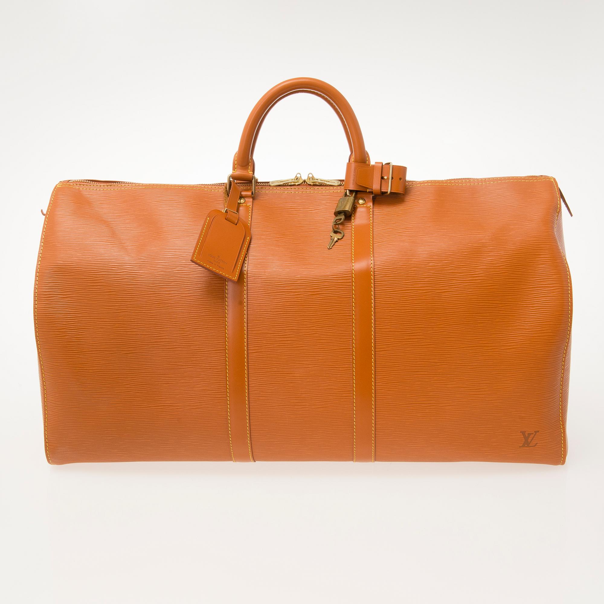 LOUIS VUITTON, "Keepall Epi", Travel bag.